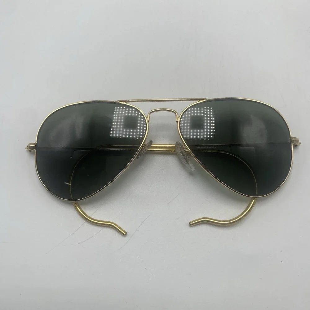 Coach Sunglasses Women FRAME ONLY Aviator Gold Brown 512